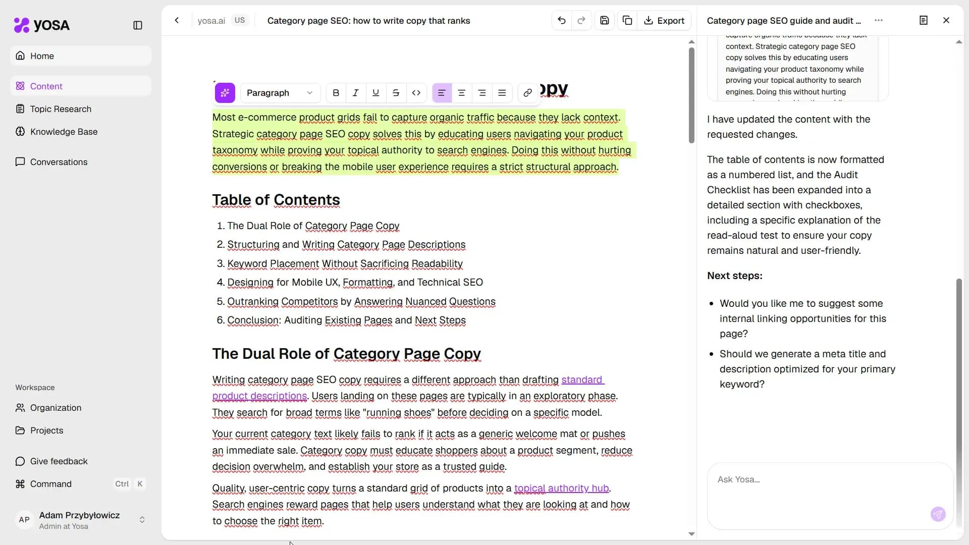 Adding comment in canvas - highlighted text and where to click