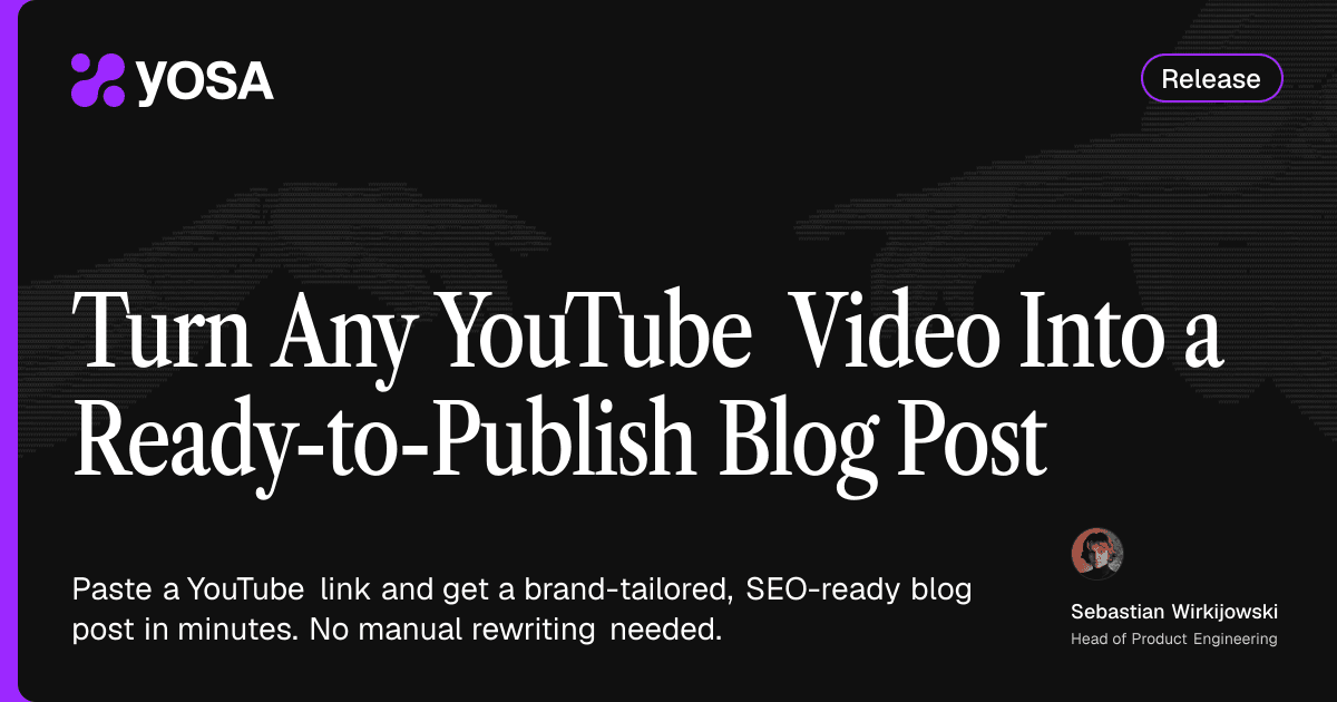 YouTube to Blog Thumbnail